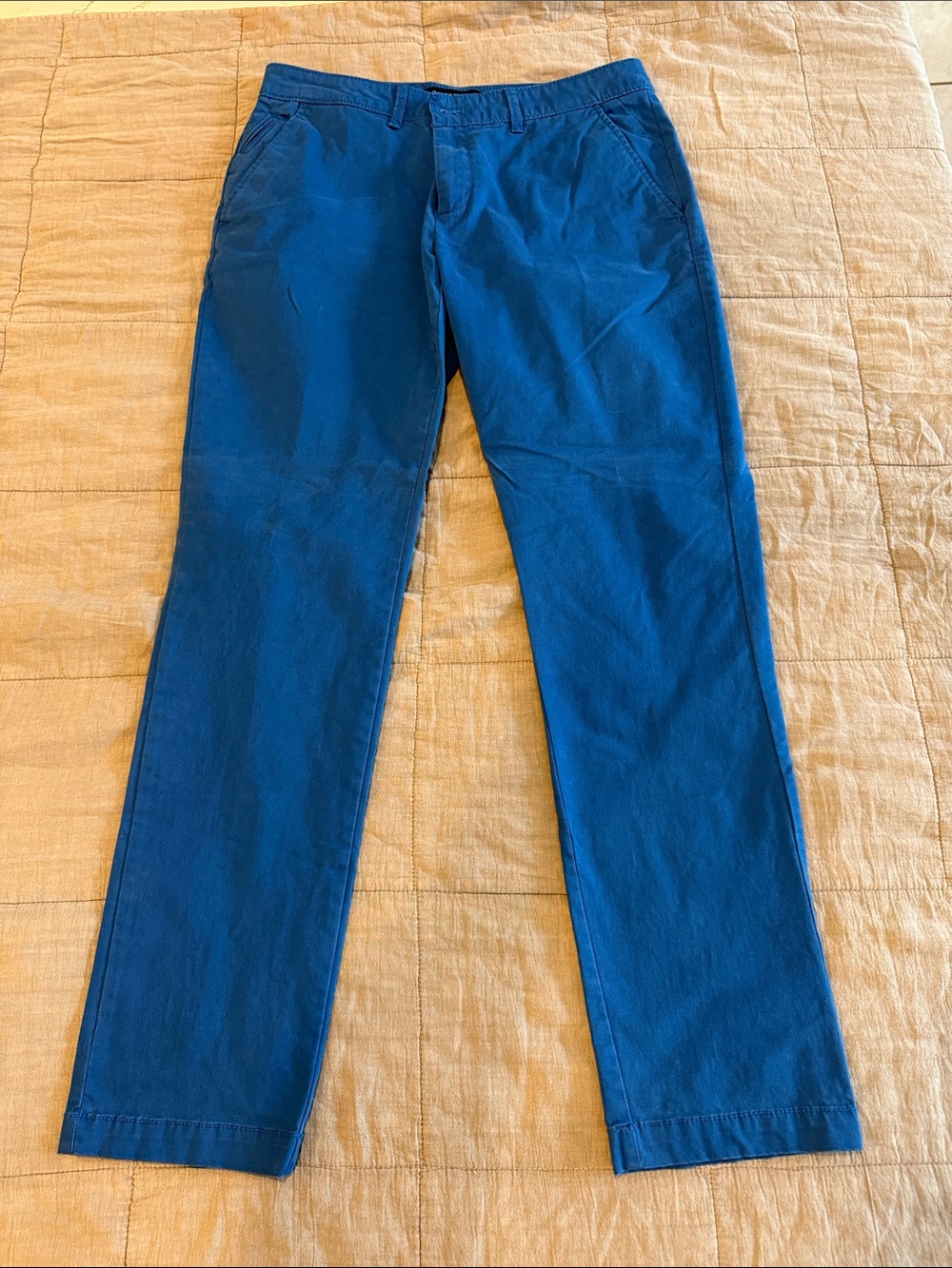 Banana Republic Blue Girlfriend Fit Trousers